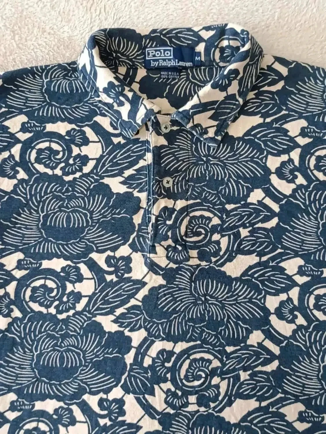 Polo Ralph Lauren USA Vintage Floraal Maat M – photo 4